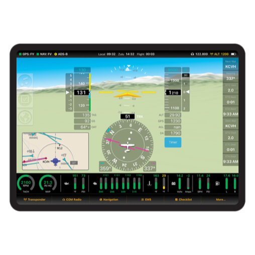 FlightView EFIS Core Hardware Kit: Flight Data Computer (FDC) v3 and Engine Monitor